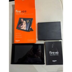 Amazon Fire HD 8 (7th Gen) 32 GB, Wi-Fi, 8 in - Black + SHOW mode Dock Bundle